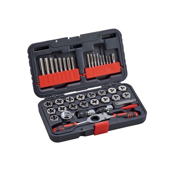 【即納在庫品】「直送」前田金属工業 TONE TDS400 タップ＆ダイスセット