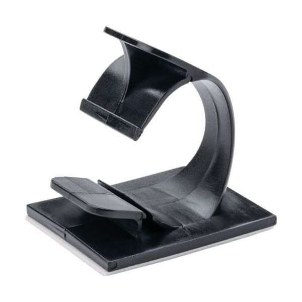 【即納在庫品】「直送」パンドウイット LWC19-A-C20 コードクリップ 粘着テープ付き 黒 100個入