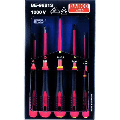 【即納在庫品】「直送」BE-9881S エルゴ絶縁タイプドライバー
