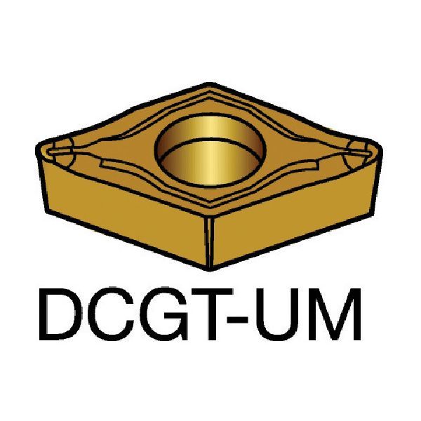 【即納在庫品】「直送」サンドビック DCGT 11 T3 08-UM（5015） 【10個入】 コロターン107 旋削用ポジチップ 130 5015