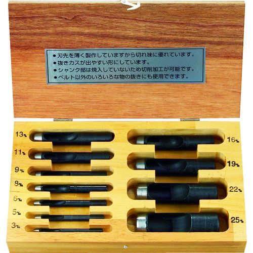 【即納在庫品】「直送」トラスコ中山 TRUSCO TPO-11S ポンチセット　１１本組