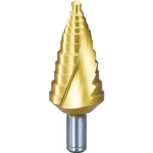 【即納在庫品】「直送」トラスコ中山 TRUSCO TSDSC27 ステップドリル 2枚刃チタンコーティング 6~27mm 段数11|iDECA 店