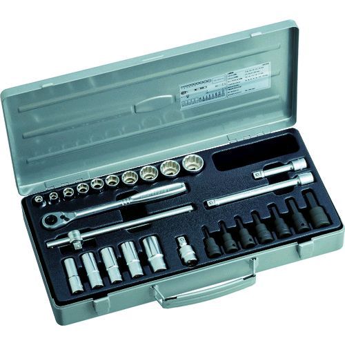 【即納在庫品】「直送」TONE トネ MX300 ミックスソケットレンチセット 27pcs|iDECA 店