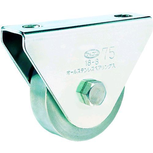 【即納在庫品】「直送」ＭＫ S-3750-50 オールステンレス枠付重量車　５０ｍｍ　平型