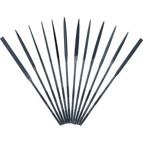 【即納在庫品】「直送」ツボサン ST01256T 精密ヤスリ　１２本組セット｜iDECA　店