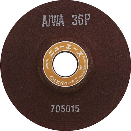 【即納在庫品】「直送」ＮＲＳ NA1256-A36P 【25個入】オフセット型研削砥石 ニューエース １２５×６×２２ Ａ／ＷＡ３６Ｐ