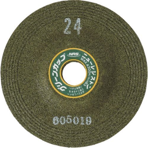 【即納在庫品】「直送」NRS GCP1006-24 【25個入】研削砥石 グリーンカップ 100×6×15 ♯24
