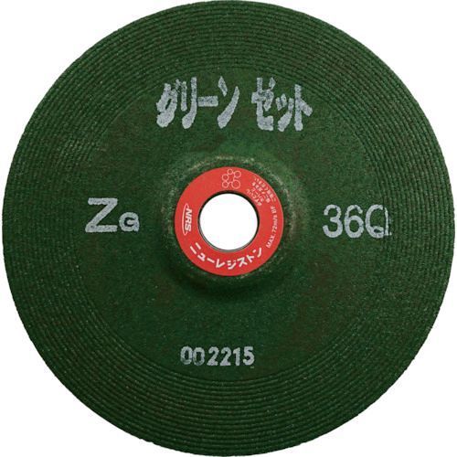 【即納在庫品】「直送」ＮＲＳ GNZ1806-ZG36Q 【25個入】重研削用砥石 グリーンゼット １８０×６×２２ ＺＧ３６Ｑ NRSGZ180636Q36