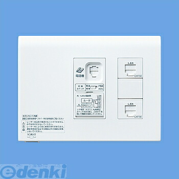 パナソニック電工 Panasonic WTF35825W 宅内LANパネルひらいてねっト