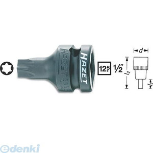 (LINEクーポン有)【納期-通常7日以内に発送 在庫切れ時-約2ヶ月 】ハゼット HAZET 995S-T55 トルクスインパクトソケット１／２ 995ST55