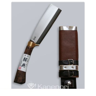 (LINEクーポン有)五十嵐刃物 C-20 165mm 鋼付 最高級鞘鉈 鍔付コブ柄 C20