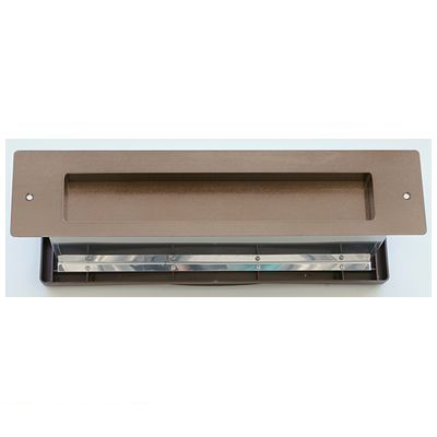 (LINEクーポン有)水上金属 NO3000-OO-AB No3000ポスト 内フタ付気密型 大壁用 色:アンバー NO3000OOAB