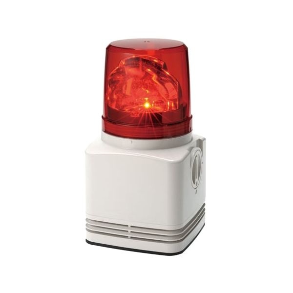 (LINEクーポン有)翌日出荷 パトライト RFT-100A-R LEDカイテントウ 電子音内蔵LED回転灯 赤 RFT100AR