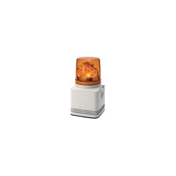 (LINEクーポン有)翌日出荷 パトライト RFT-100A-Y LEDカイテントウ 電子音内蔵LED回転灯 黄 RFT100AY