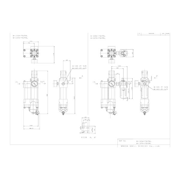 (LINEクーポン有)【個数：1個】前田シェル M-105A-FR-5 直送 代引不可・他メーカー同梱不可 FRユニット M105AFR5