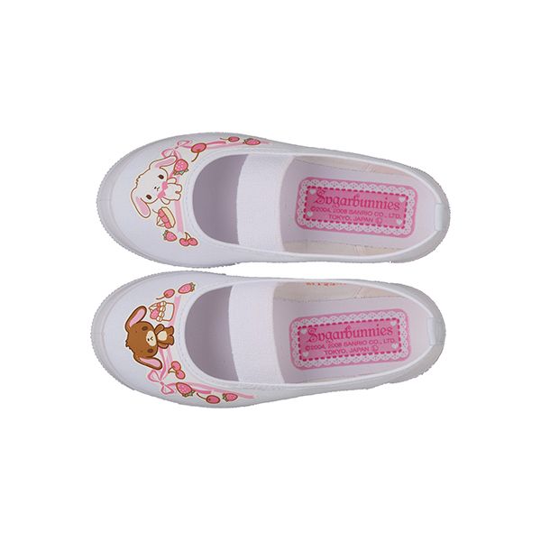 アサヒシューズ ASAHI 4963507487681 KD37791 シュガーバニーズS01 ホワイト 18.0cm画像