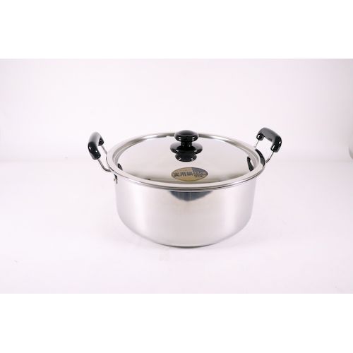 【1個入】4949362389131 カンダ 18－0モリブデン実用鍋 両手 33cm 11．9L