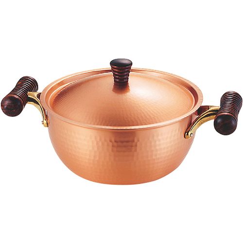 4518160004869 新光金属 銅楽 まごころ両手鍋 21cm MD−0103|iDECA 店