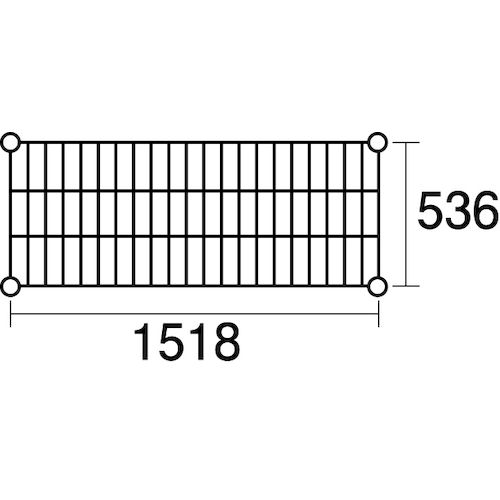 4933315338086 エレクター ステンレスエレクター棚SBS1520