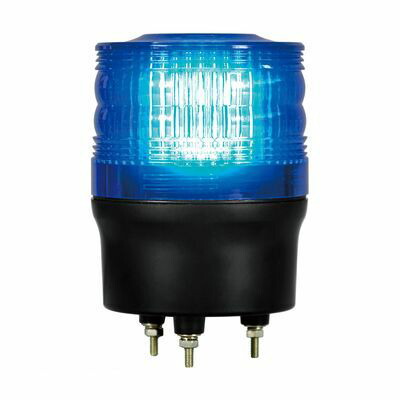(LINEクーポン有)【個数：1個】日恵 VK09R-200NB 直送 代引不可・他メーカー同梱不可 LED回転灯φ90 ニコトーチ・90高輝度【青】 AC100～200V VK09R200NB