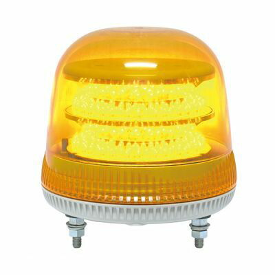 (LINEクーポン有)【個数：1個】日恵 VL17M-100APY 直送 代引不可・他メーカー同梱不可 LED回転灯φ170 ニコモア【黄】 AC100V VL17M100APY
