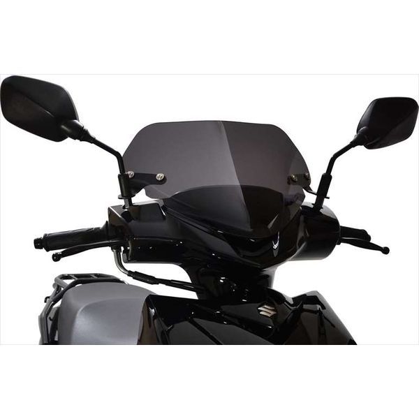 (LINEクーポン有)旭精器 AF-ASAHI SW-08 ショートバイザー スモーク SW08