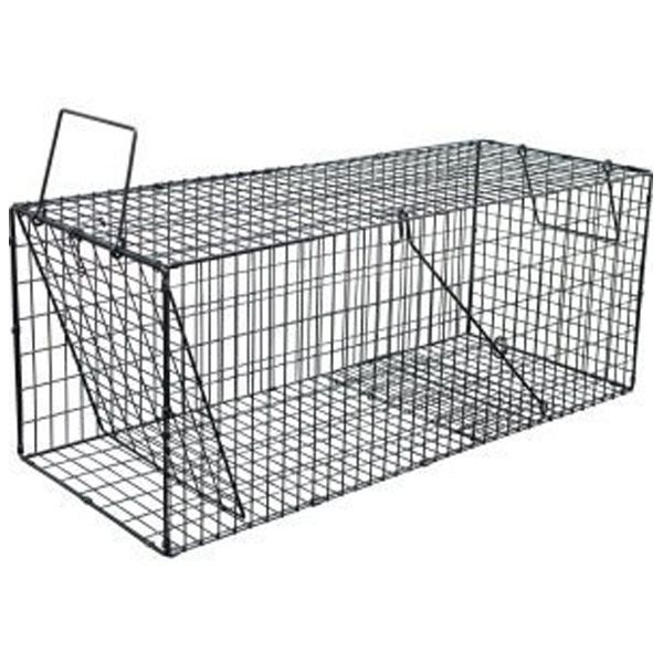(LINEクーポン有)コンパル 4935682030648 スーパー捕獲器【LL】ブラック スーパー捕獲器ブラック 小動物捕獲器スーパー捕獲器ブラック アライグマ捕獲 タイワンリス ヌートリア イタチ 踏み板式仕様|iDECA 店