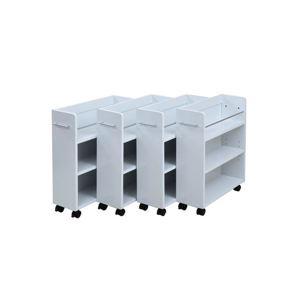 (LINEクーポン有)JKプラン SGT-0128SET-WH 直送 代引不可・他メーカー同梱不可 クローゼット押入れラック 4個セット 幅190 奥行580 SGT0128SETWH クローゼット 収納 ラック 本棚 4個セット 幅19 奥行58 キャ|iDECA 店
