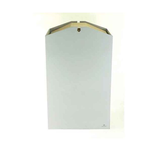 (LINEクーポン有)4560157613752 【6個入】ヤマト工芸 ARROWS アローズ W ダストボックス YK07－010ホワイト 33797【キャンセル不可】 ゴミ箱 デザイン