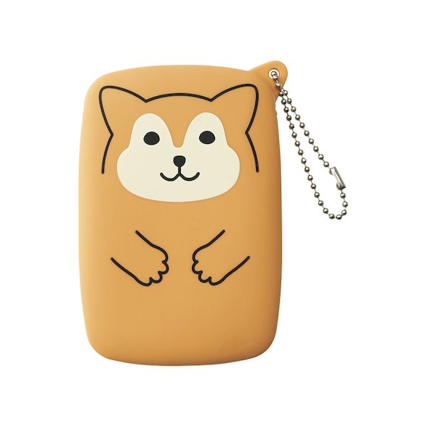 294円 【メーカー直送】 リヒトラブ LIHIT LAB. A-7711-2 SMART FIT PuniLabo スリットポーチ 2シバイヌ