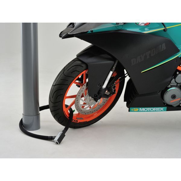 (LINEクーポン有)デイトナ DAYTONA 97660 ストロンガースチールリンクロック キーロックタイプ 1200mm／シルバー