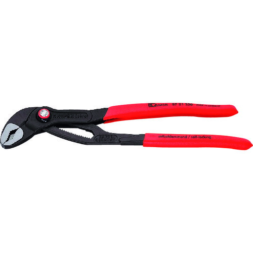 【即納在庫品】「直送」ＫＮＩＰＥＸ 8721300 ウォーターポンププライヤー コブラクイックセット ソフトプラスチックハンドル ３００ｍｍ KNIPEX社 クニペックス tr-1258786 300mm8721300 300mm1258786