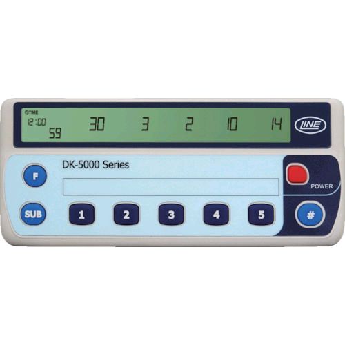 【即納在庫品】「直送」ライン精機 LINE DK-5005B 電子数取器 ５連式 DK5005B