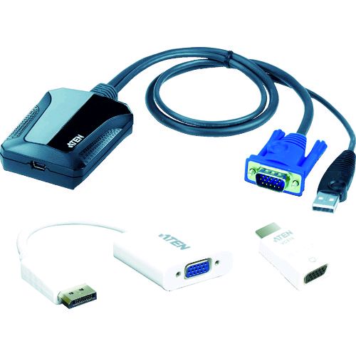 【即納在庫品】「直送」ATEN CV211CP コンソールアダプター/USB/ラップトップ型 ITキット|iDECA 店