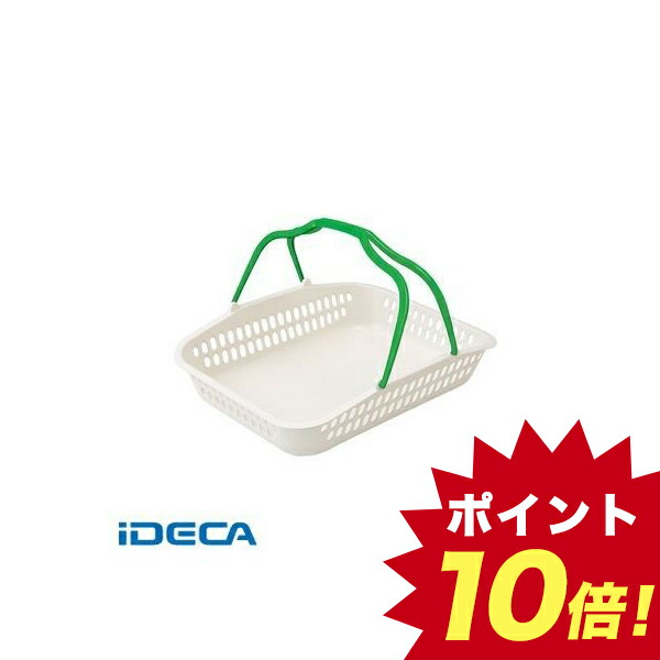 １着でも送料無料】 ジョインテックス ショップかご 30L緑10個 B264J