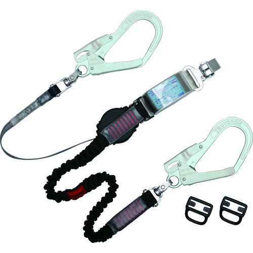 【即納在庫品】「直送」ツヨロン THL-OHNV93SV-33-2R23-BP ハーネス用ランヤード THL-OHNV93SV-33-2R23 ワン・ハンドリトラ+ノビロン THLOHNV93SV332R23BP 藤井電工 OHノビロンランヤード