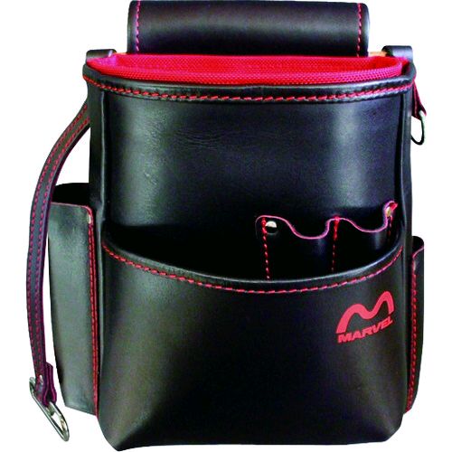 【即納在庫品】「直送」マーベル MDP-210HR ＷＡＩＳＴ ＧＥＡＲ 腰袋ハイクオリティ レッド MDP210HR GEARレッド 電工ポケット MARVEL ハイクォリティタイプ｜iDECA　店
