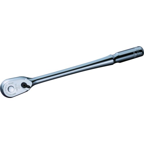 【即納在庫品】「直送」KTC 京都機械工具 NBRC390L ９．５ｓｑ． コンパクトロングラチェットハンドル｜iDECA　店