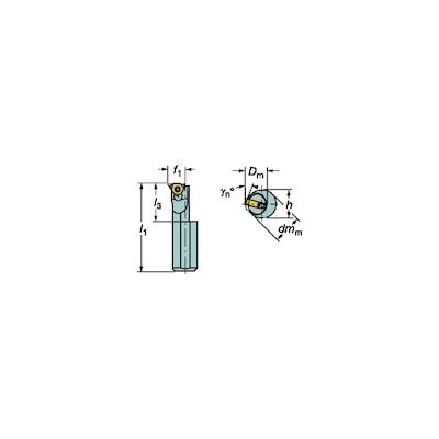 【即納在庫品】「直送」サンドビック ＳＶ R166.0KF-16-1625-11B Ｔ－Ｍａｘ　Ｕ－ロック　ねじ切りボーリングバイトR166.0KF16162511B8716 19,888円