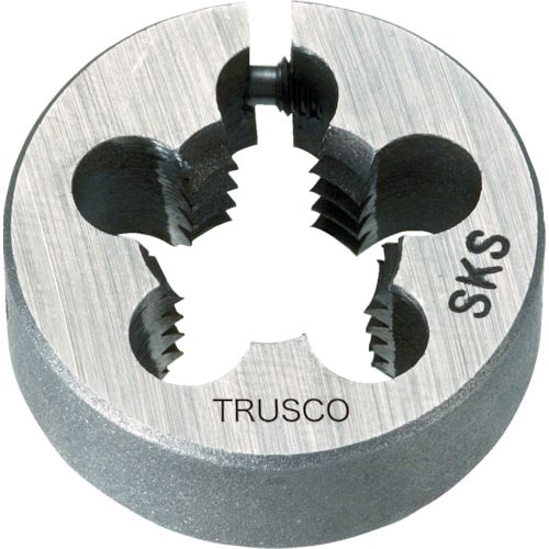 【即納在庫品】「直送」ＴＲＵＳＣＯ TKD-75PS11/4-11 管用平行ダイス ＳＫＳ ７５径 １１／４ＰＳ１１TKD75PS11411 77 管用アジャスタブル丸平行ダイス