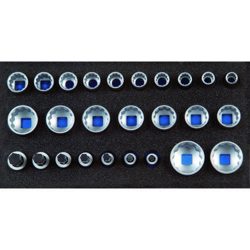【即納在庫品】「直送」ＧＥＤＯＲＥ 2308916 ソケットセット１／２ １５００ＣＴ１‐Ｄ１９ ゲドレー社 1500CT1-D19 TRGEDORE 855-8928 ハンドツール 1S