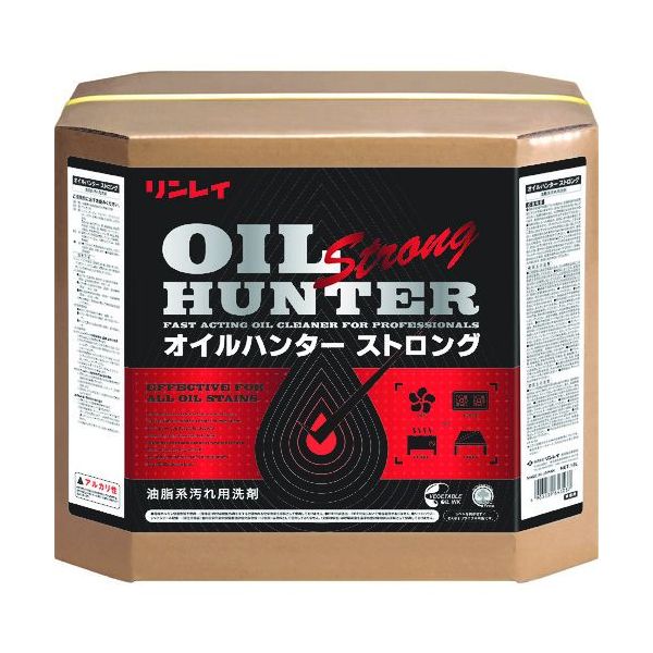 【即納在庫品】「直送」リンレイ 711522 油脂汚れ用強力洗剤 オイルハンターストロング１８Ｌ ＲＥＣＯＢＯ