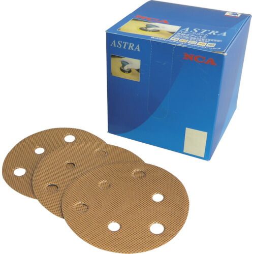 【即納在庫品】「直送」ＮＣＡ A180D2AD125X0MGV01 アストラディスク マジックタイプ穴有 粒度＃１８０ 100個入 D2A-D ノリタケコーテッドアブレーシブ