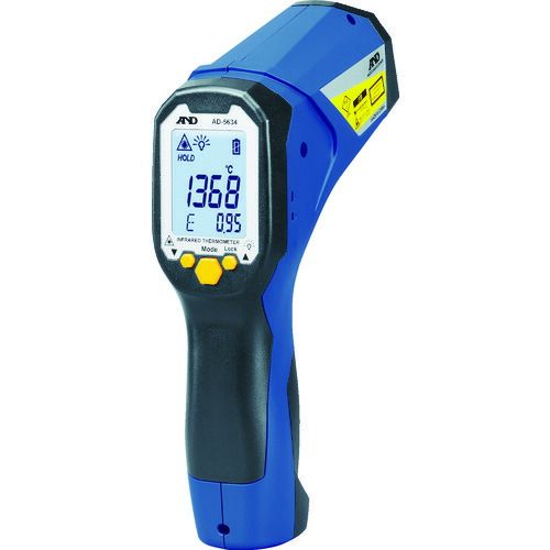 【即納在庫品】「直送」Ａ＆Ｄ AD5634 レーザーマーカー付き赤外線放射温度計 ＡＤ&minus;５６３４ PSCマーク取得 AD-56341163255 116-3255 エーアンドディ エーアンドデイ｜iDECA　店