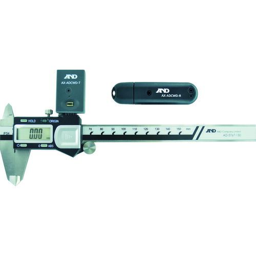 【即納在庫品】「直送」AD-5767-150S ワイヤレス デジタルノギス 送・受信機付属セット ＡＤ－５７６７－１５０Ｓ