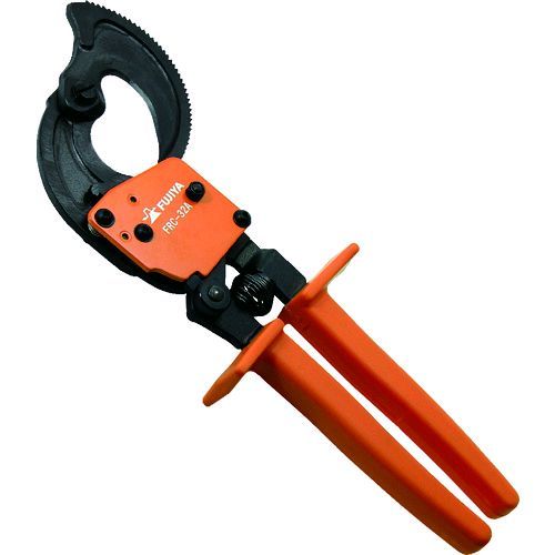 【即納在庫品】「直送」4952520060124 ケーブルカッターラチェットタイプ ケーブルカッターラチェットタイプ FRC32A FUJIYA 6059｜iDECA　店