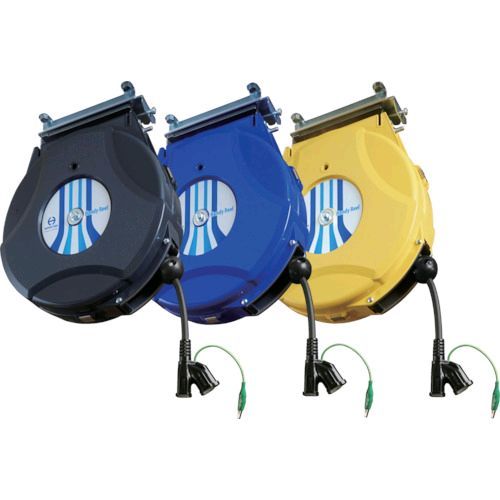 【即納在庫品】「直送」日平 HEP-810C-BL コンセントリール　１０ｍ　青HEP810CBL