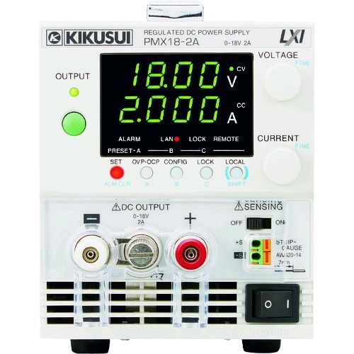 【即納在庫品】「直送」菊水電子 PMX18-2A コンパクト直流安定化電源　ＰＭＸーＡシリーズ PMX182A
