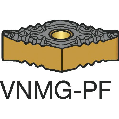 【即納在庫品】「直送」サンドビック ＳＶ VNMG160408-PF1515 【10個入】 Ｔ－Ｍａｘ　Ｐ　旋削用ネガ・チップ　１５１５　ＣＯＡＴVNMG160408PF87161515