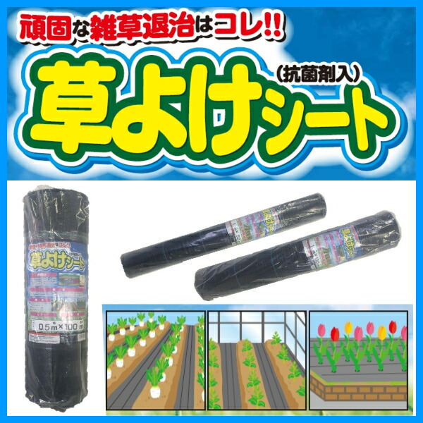 〔抗菌剤入〕草よけシート